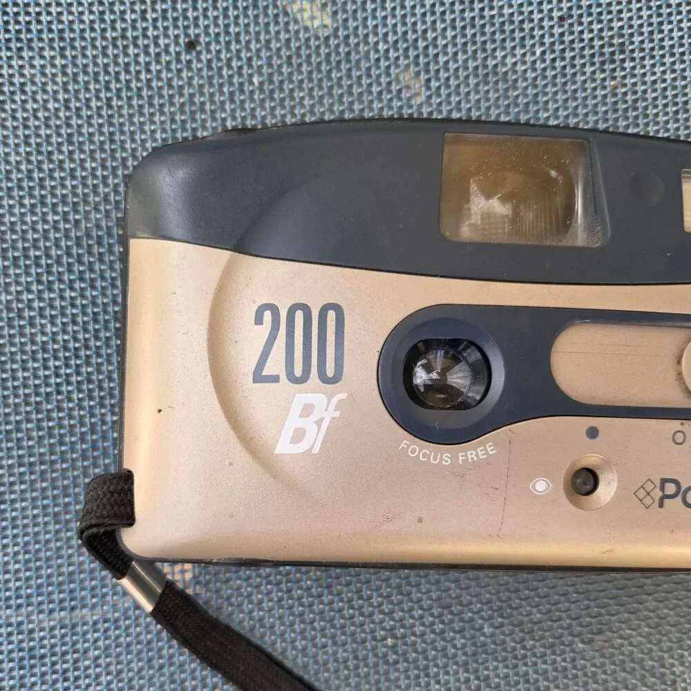 Polaroid Black and Cream Cameras-and-accessories vtg 90's non-instant model